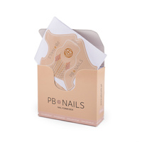 PB NAILS Formy do przedłużania paznokci NAIL FORMS BOX - 100 sztuk