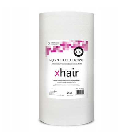 XHAIR Ręcznik fryzjerski na rolce 67x37 150 sztuk - XH180020