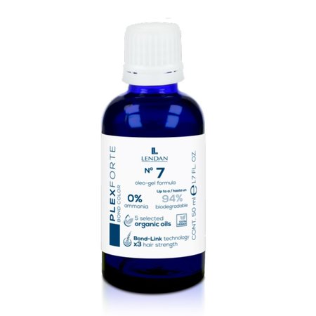 LENDAN Farba do włosów BOND COLOR Plex Forte - 7 Średni Blond - 50ml