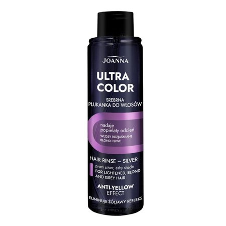 JOANNA Płukanka do włosów ULTRA COLOR Srebrna SILVER - 150ml