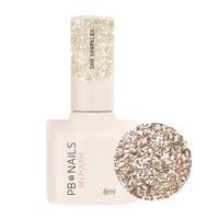 PB NAILS Lakier hybrydowy SHE SPARKLES 514 - 8ml