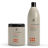 RR LINE Zestaw do włosów suchych i zniszczonych MACADAMIA - 2x1000ml