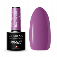 CLARESA Lakier hybrydowy PURPLE 614 - 5g