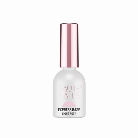 SAUTE NAILS Baza hybrydowa do paznokci Express LIGHT ROSY BASE - 8ml