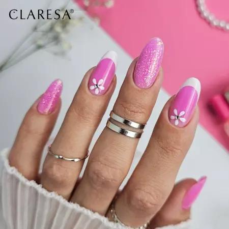 CLARESA Żel w butelce do paznokci BRUSH EASY GEL - PINK - 5g
