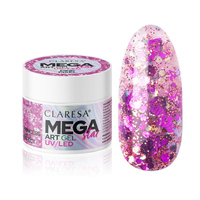 CLARESA Żel do zdobień MEGASTAR ART GEL - PINK PIXEL - 10g