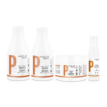 SALERM Zestaw do włosów zniszczonych HAIRLAB Protein Forte