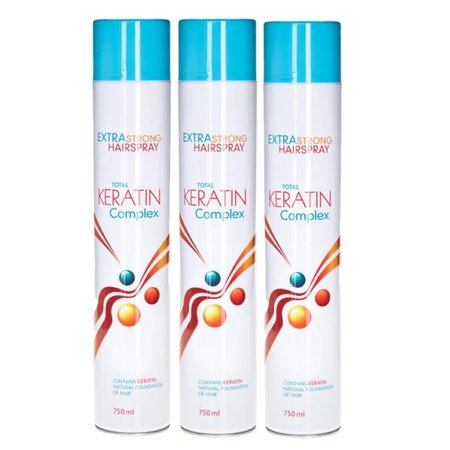 ZESTAW Lakier do włosów KERATIN Complex CE CE - 3x750ml