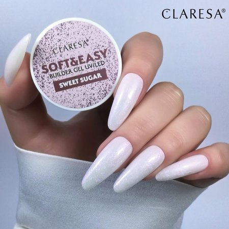 CLARESA Żel budujący Soft&Easy SWEET SUGAR - 12g - MAŁY