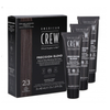 AMERICAN CREW Odsiwiacz dla mężczyzn do włosów i brody Dark - Ciemny - 2-3 - 3x40ml