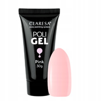 CLARESA Żel budujący do paznokci POLI GEL Pink - 30g