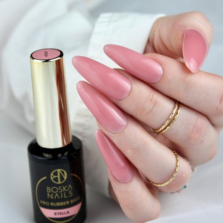 BOSKA NAILS Baza kauczukowa RUBBER BASE PRO - STELLA - 10ml