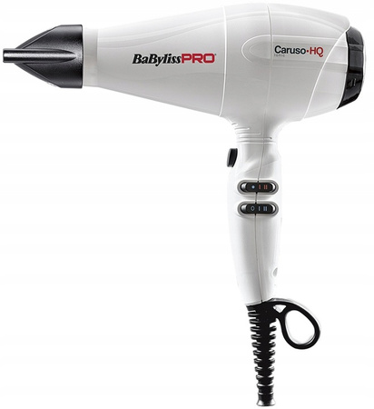 BABYLISS PRO Suszarka do włosów CARUSO-HQ Biała 2400W - BAB6970WIE