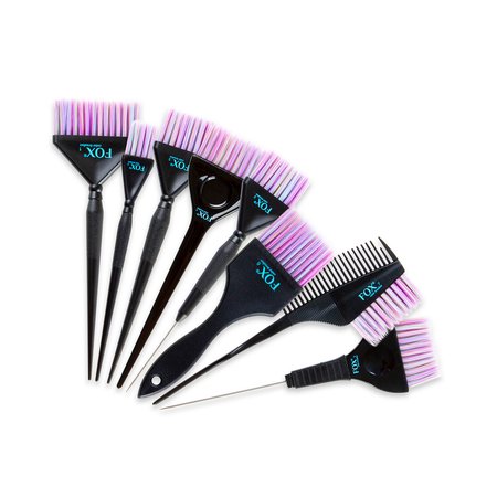 FOX Zestaw pędzelków do farbowania COLOR BRUSH - 8 sztuk - nr art. 1509214