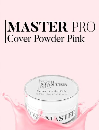YOSHI Żel budujący Master PRO - Cover Powder Pink - 15ml - MAŁY