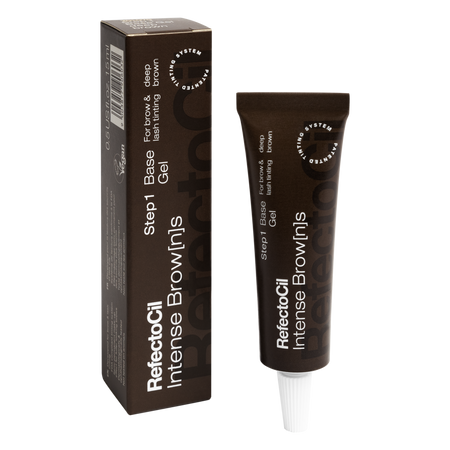 ZESTAW Refectocil do koloryzacji brwi AKTYWATOR + DEEP BROWN - 2x15ml