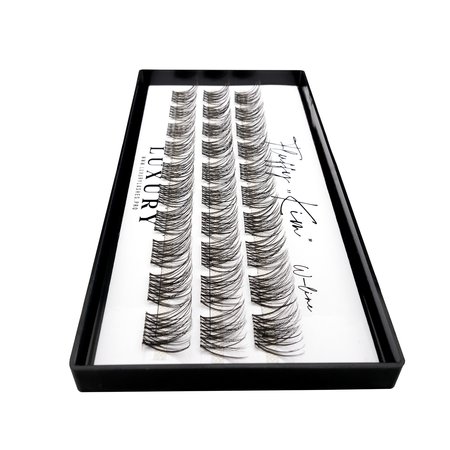 MUA STORE Kępki rzęs FLUFFY KIM W-line skręt C - 10mm