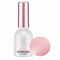 SAUTE NAILS Baza hybrydowa do paznokci Luxury LIGHT ROSY BASE - 8ml