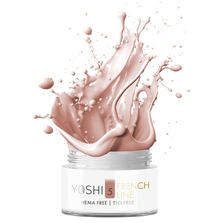 YOSHI Żel budujący samopoziomujący French Line No 5 - 50ml - DUŻY