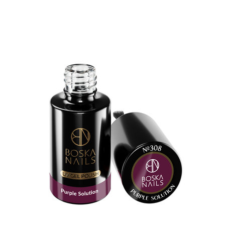 BOSKA NAILS Lakier hybrydowy Purple Solution 308 - 6ml