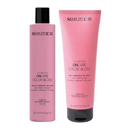 SELECTIVE Zestaw Szampon + Odżywka do włosów farbowanych COLOR BLOCK 275ml + 250ml