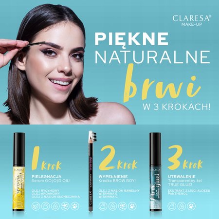 CLARESA Żel do stylizacji brwi TRUE GLUE - 8g
