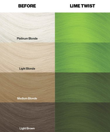 CRAZY COLOR Krem do koloryzacji włosów No. 68 - Lime Twist - 100ml