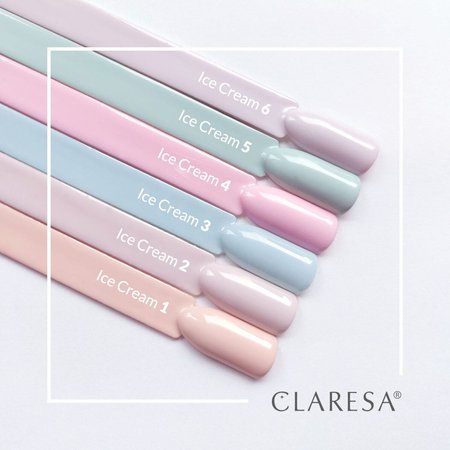 CLARESA Lakier hybrydowy ICE CREAM 1 - 5g