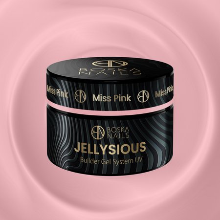 BOSKA NAILS Żel budujący do paznokci JELLYSIOUS - Miss Pink - 50ml - DUŻY
