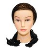 XHAIR Siatka do włosów elastyczna na wałki CZARNA - XH170012
