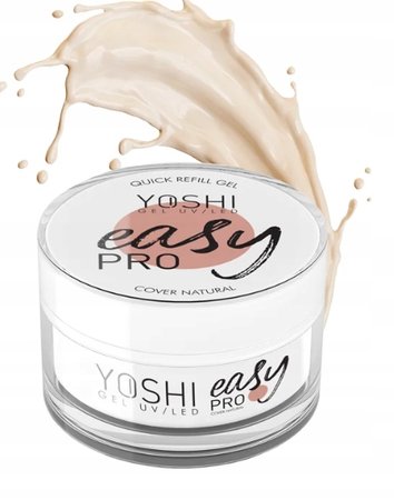 YOSHI Żel budujący Easy PRO - Cover Natural - 50ml - DUŻY