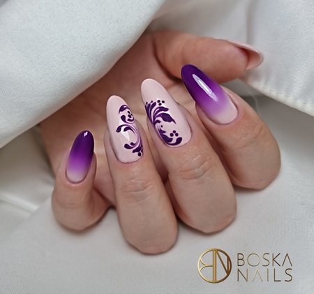 BOSKA NAILS Lakier hybrydowy Purple Fig 312 - 6ml