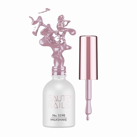 SAUTE NAILS Lakier Hybrydowy S198 MILKSHAKE - 8ml