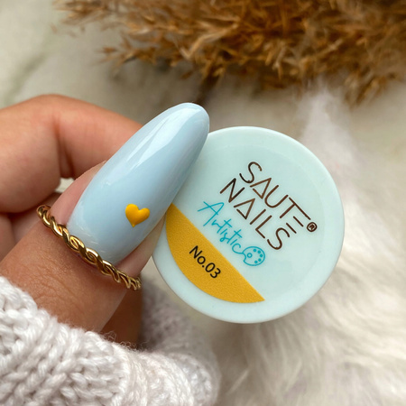 SAUTE NAILS Żel do zdobień ARTISTIC No. 03  Żółty YELLOW - 5g