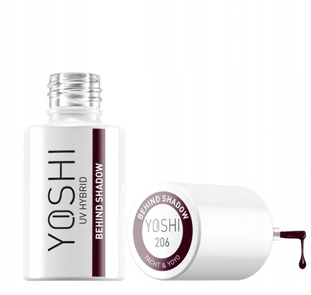 YOSHI Lakier hybrydowy Behind Shadow 6ml – 206