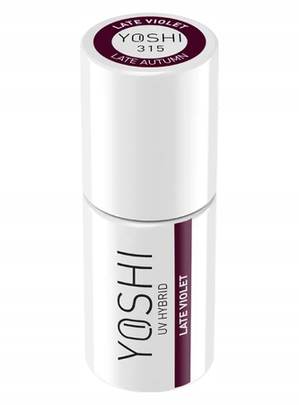 YOSHI Lakier hybrydowy Late Violet 6ml – 315