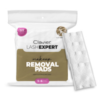 CLAVIER Płatki do demakijażu REMOVAL PADS 5x6cm - 222 sztuk