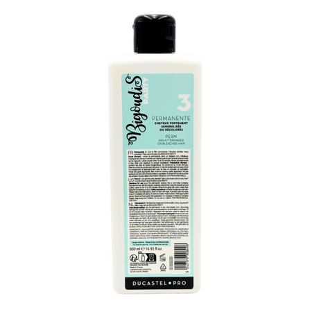 DUCASTEL PRO Płyn do trwałej włosy zniszczone lub rozjaśniane HIGHLY DAMAGED OR BLEACHED HAIR 3 - 500ml