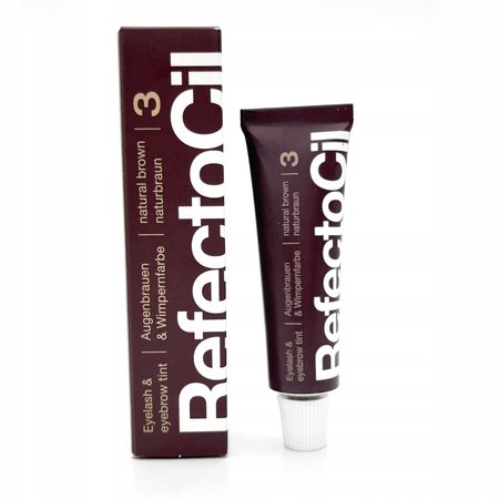REFECTOCIL Henna żelowa BRĄZOWA 3 + Woda Scandic Line 2%