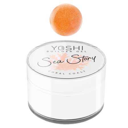 YOSHI Żel budujący do paznokci SEA STORY - Coral Coast - 15ml - MAŁY