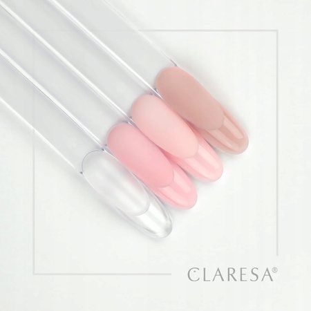 CLARESA Żel budujący do paznokci Soft&Easy NATURAL - 45g - ŚREDNI