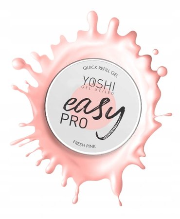 YOSHI Żel budujący Easy PRO - Fresh Pink - 50ml - DUŻY