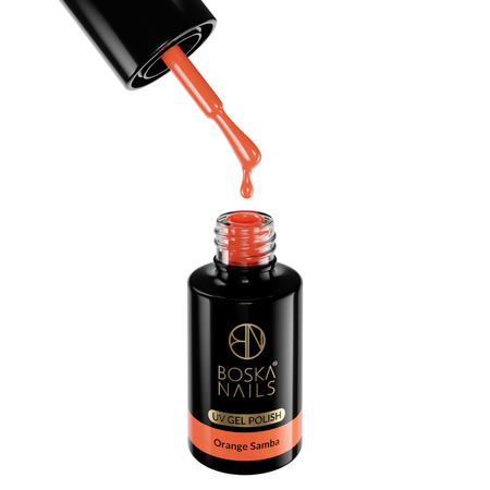 BOSKA NAILS Lakier hybrydowy Orange Samba 475 - 6ml