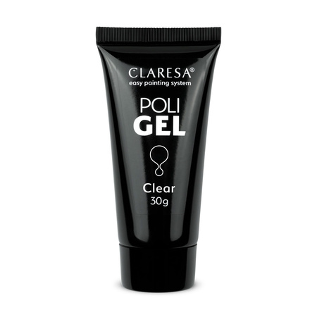 CLARESA Żel budujący do paznokci POLI GEL Clear - 30g