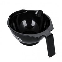 PONIK'S Miseczka do mieszania farb z grzebykiem Czarna 450ml