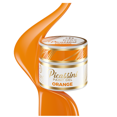 BOSKA NAILS Żel do zdobień paznokci Picassini Paint Gel ORANGE - 5ml