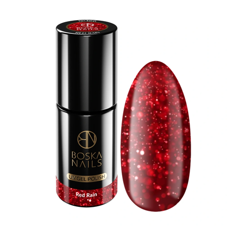 BOSKA NAILS Lakier hybrydowy Red Rain 366 - 6ml