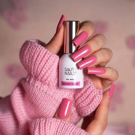 SAUTE NAILS Lakier hybrydowy S332 HOLIDAY CANDY - 8ml