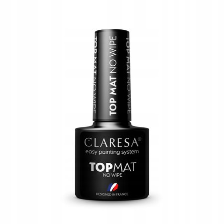 CLARESA Top hybrydowy TOP MAT NO WIPE - 5g - MATOWY