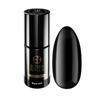 BOSKA NAILS Lakier hybrydowy Black Hell 302 - 6ml